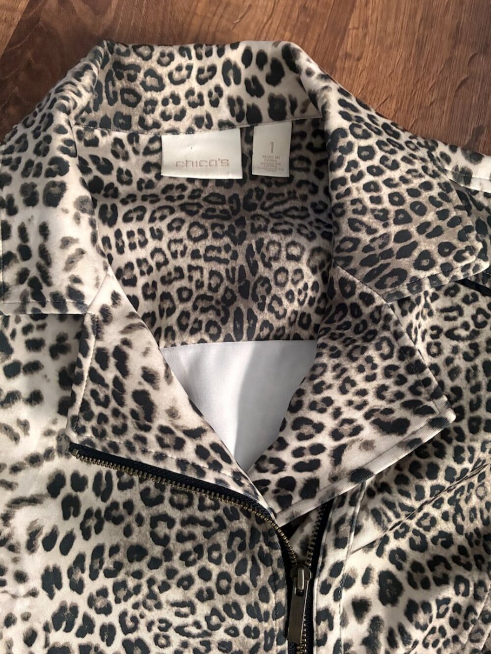 Chico's Animal Jacket - Picture 5 of 13